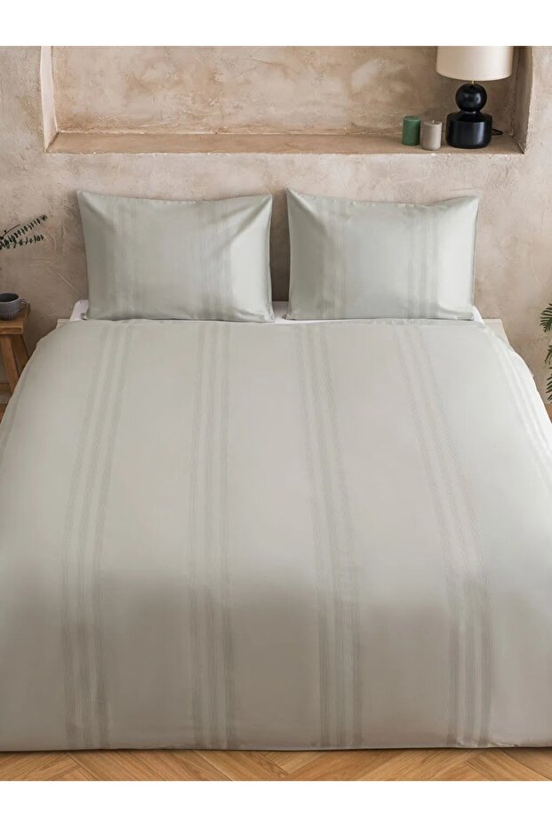 LCW HOME Striped Double Duvet Cover Set