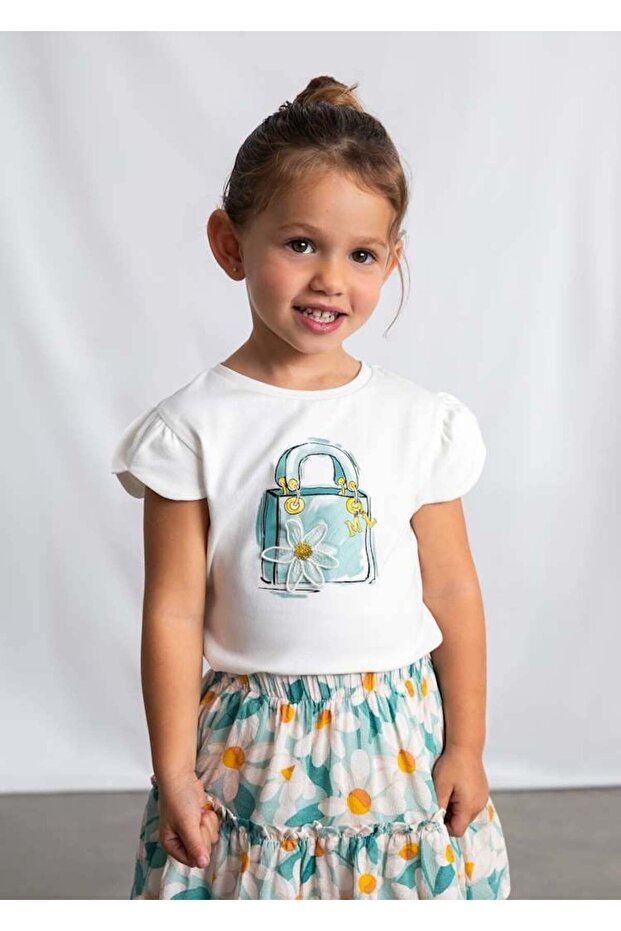 Girl's Printed T-Shirt 3002