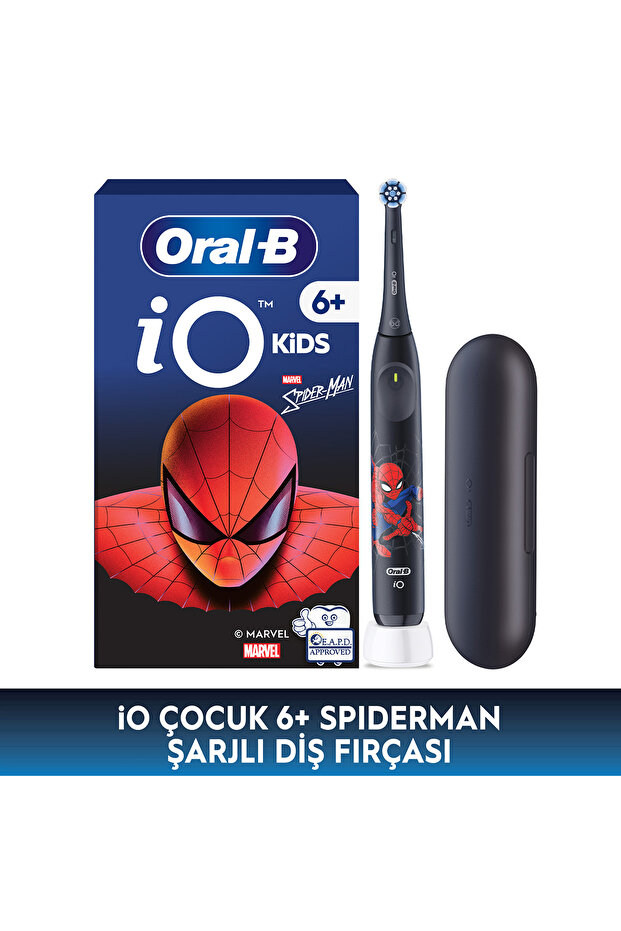 iO Çocuk Marvel Spiderman Şarjlı Çocuk Diş Fırçası - 6+ Yaş "