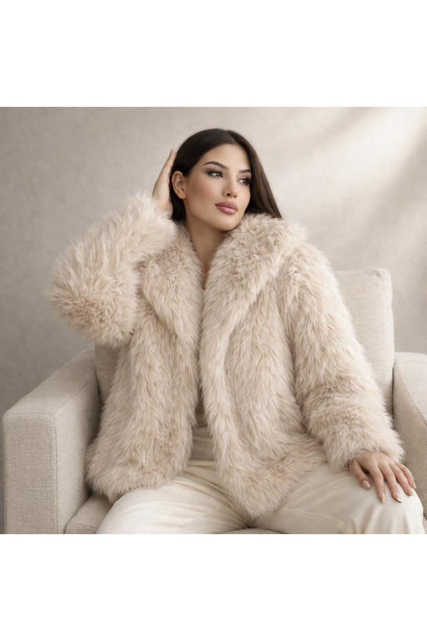 Women's Fur Coat Plush Soft Texture Winter Premium