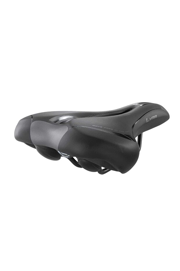 6250 Lyra Lady Comfortable Wide City Bicycle Saddle – Comfort Padding / Steel Rail