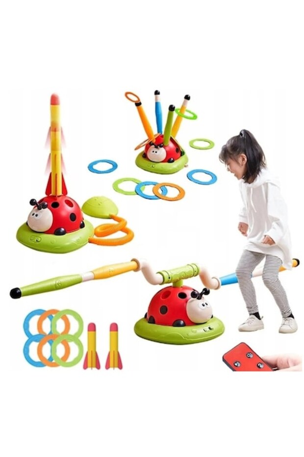 Interactive Toy Game 3 in 1 with Rocket Ladybug