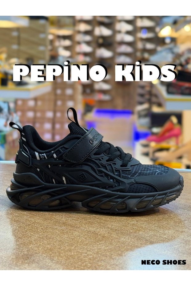 Ultra Comfort Foam Sole Boys' Sports Shoes, Easy to Wear with Straps, Air-Permeable 2242