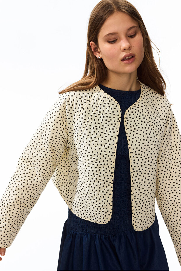 Kapitone Oversize Ceket - 1