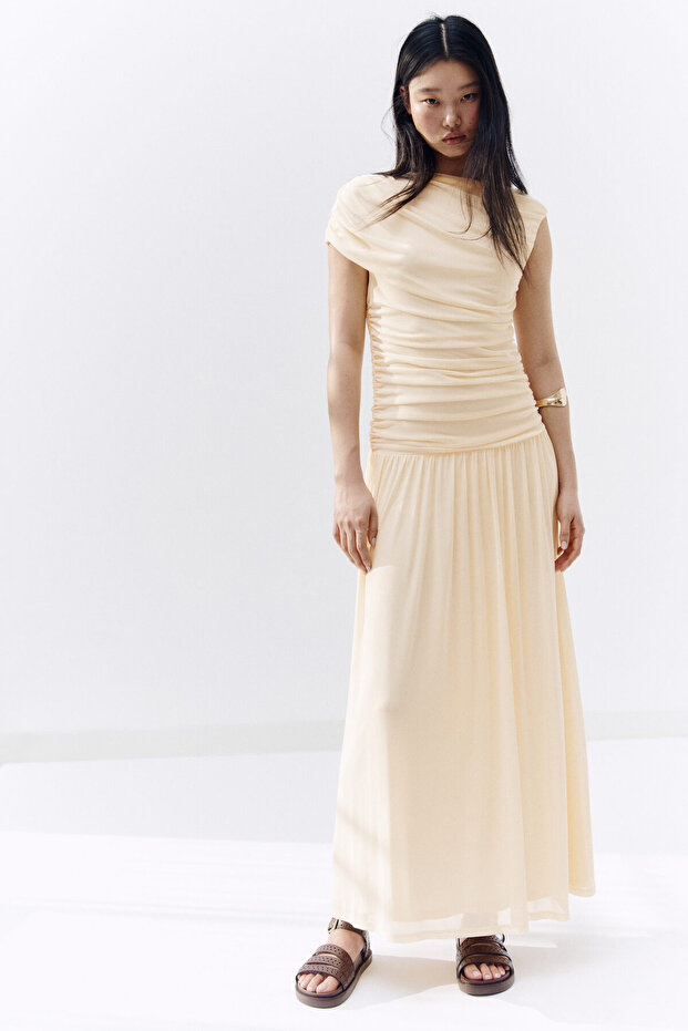 Drapeli File Elbise - 1