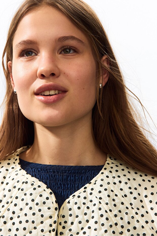 Kapitone Oversize Ceket - 2