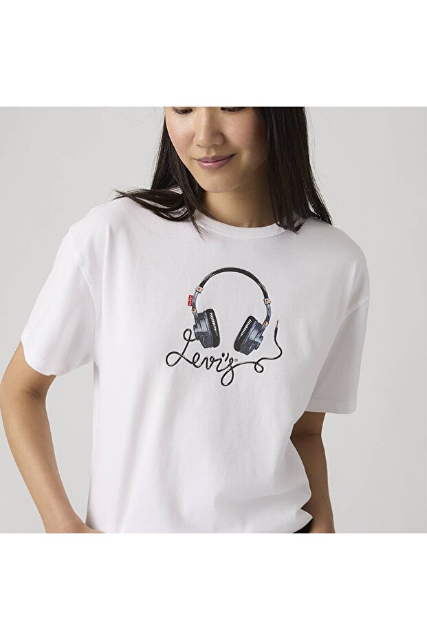 Levis Graphic Vintage Women's White T-Shirt 008C0-0001