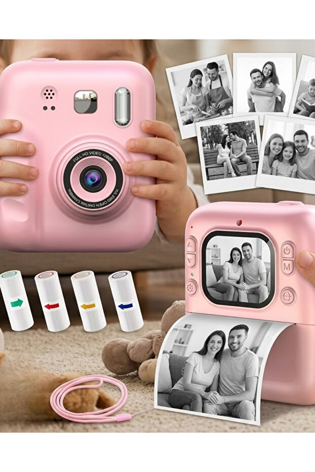 Y300H PRİNTER KAMERA PEMBE - 1