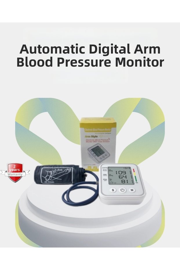 2 User Memory USB Compatible Blood Pressure Monitor