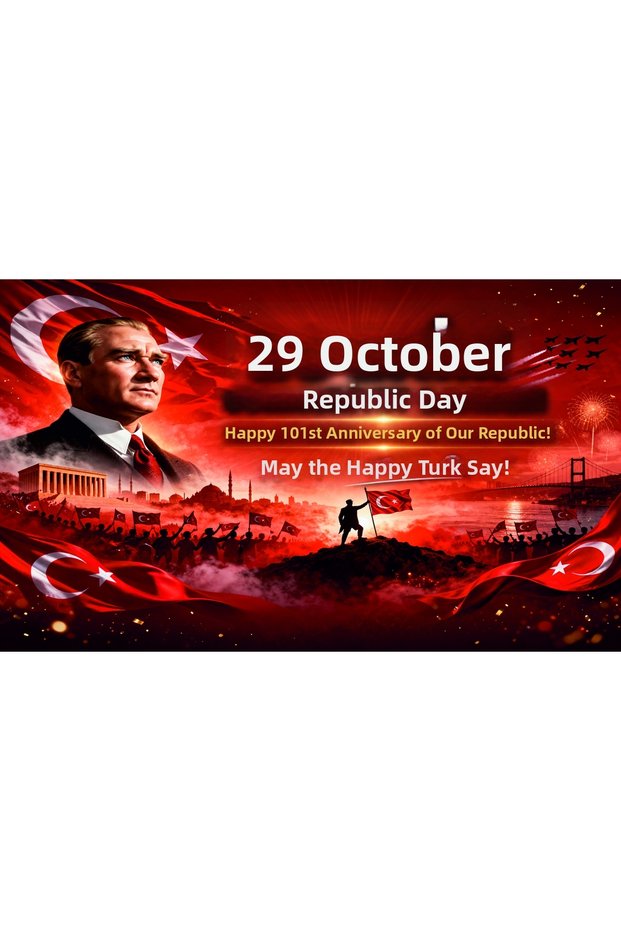 29 October Canvas - Banner - Poster - 100X200 cm