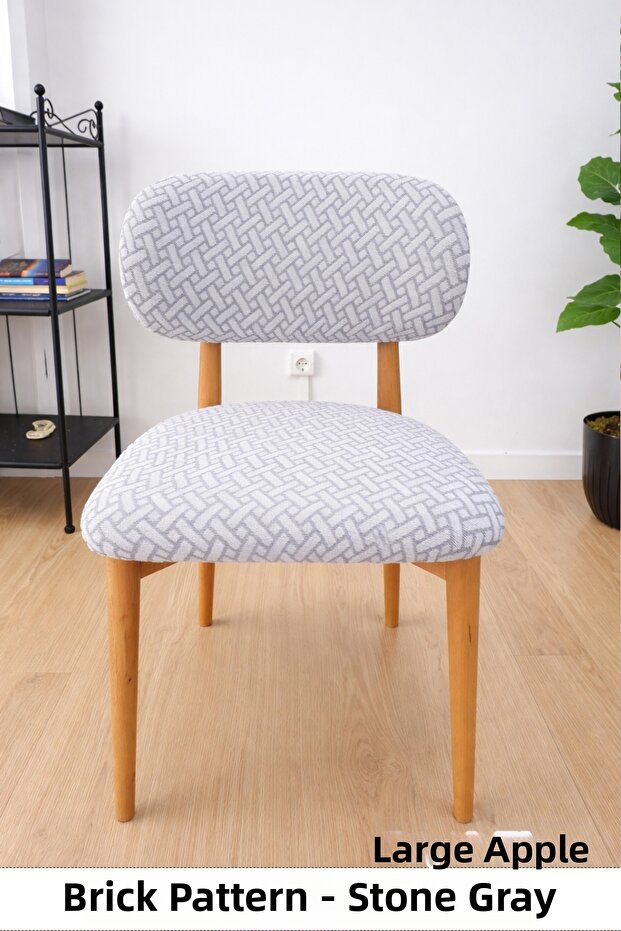 Bohemian Chair Cover New Model Chair Cover Jacquard Brick Pattern 1 Piece