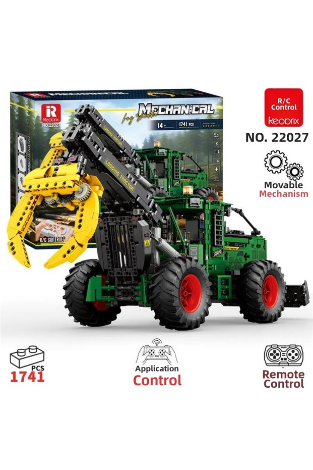 Technic 22027 Log Skidder with Remote Control & Motor Creative Building Block Set Building