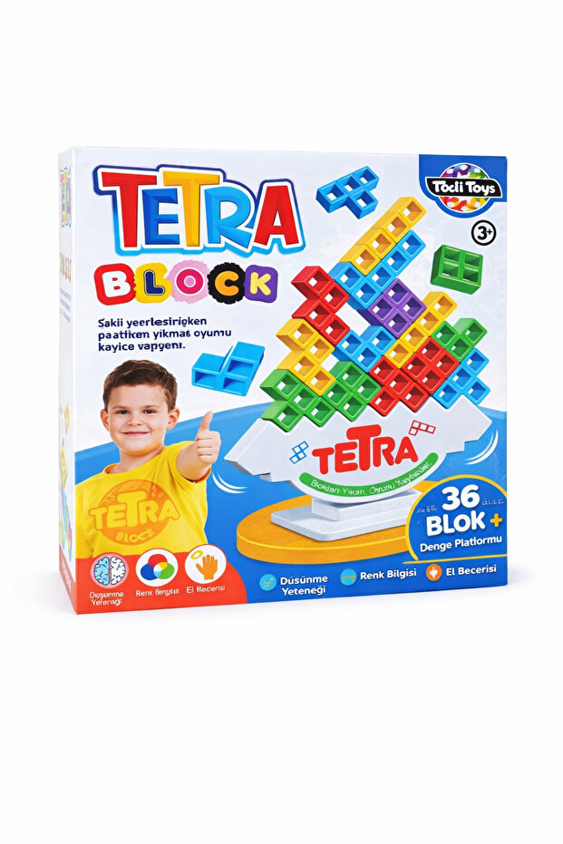 Tetra Block Balance Game – | Intelligence and Strategy Game for Children