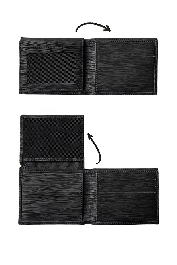 Desenli Para Bölmeli Hediye Kutulu Kartlık Cüzdan - 4