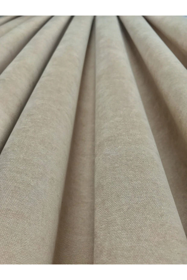 Ada Fonluk Dark Beige Single Wing 1/3 Dense Pleat