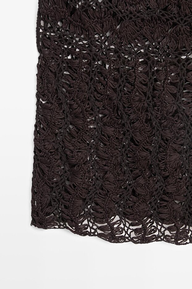 Kroşe örgü bluz - 7