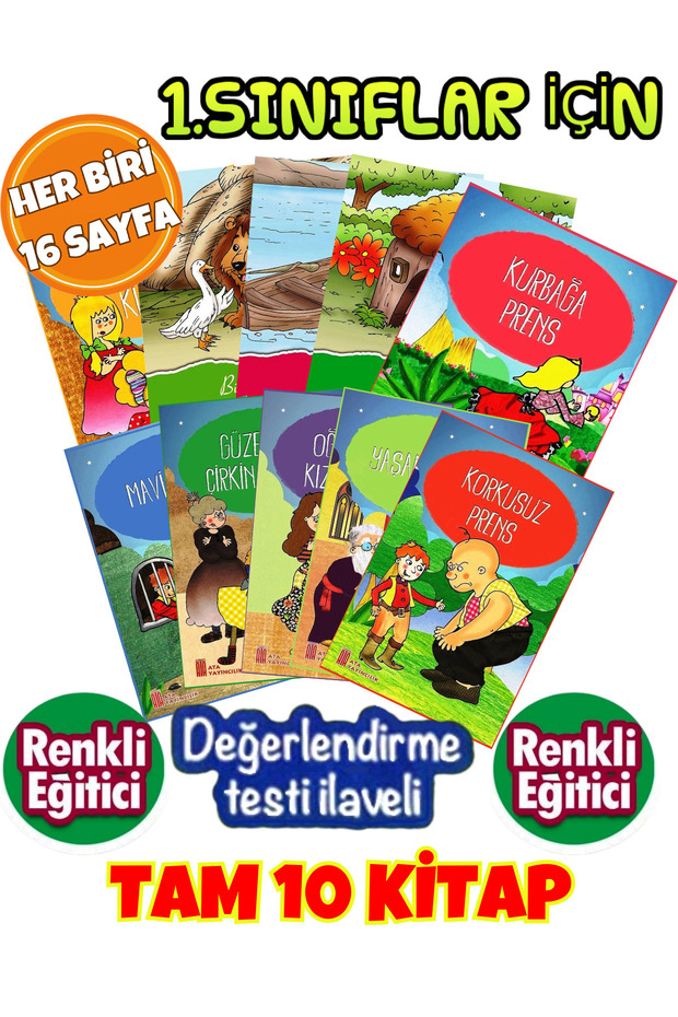 1. Sınıf Grimm Masalları (8 Kitap)