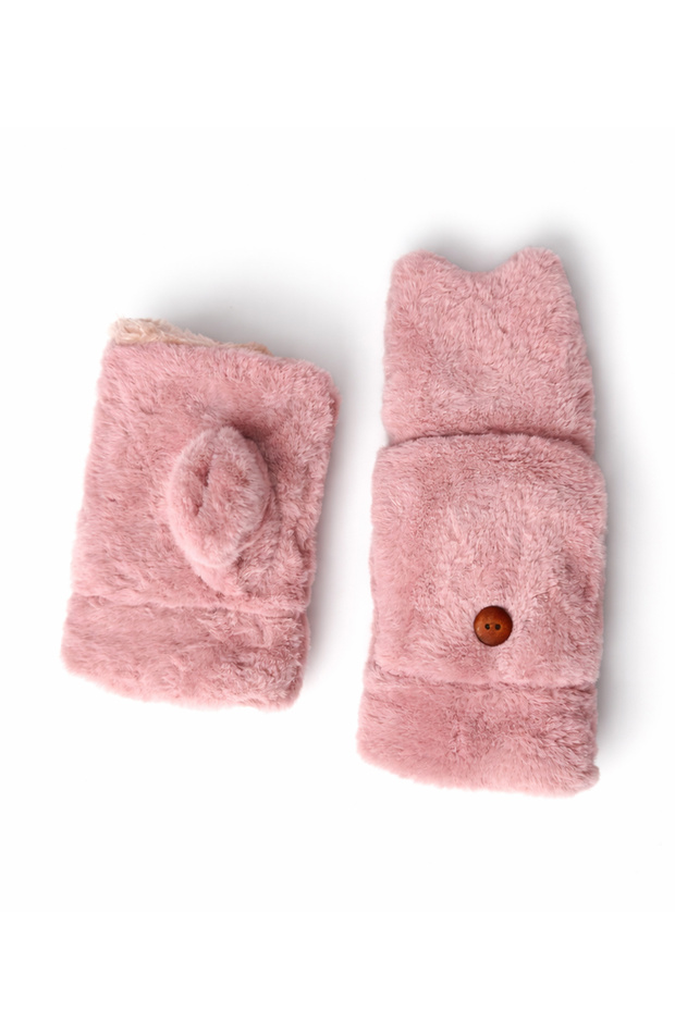 Sevimli Tilki Kışlık Eldiven - 3