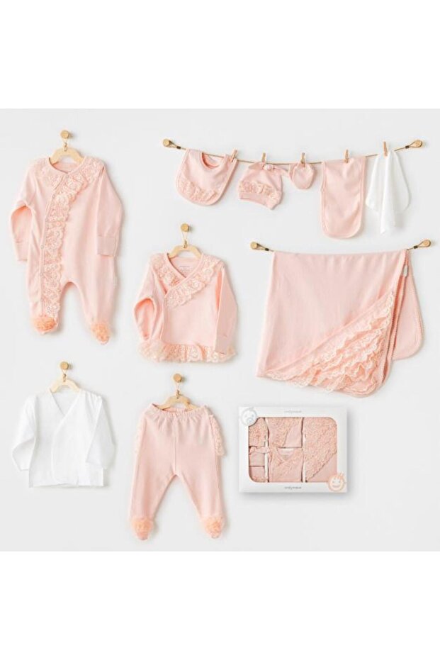 Ac25311 Newborn Chic Girl 10'Lu Hospital Output Salmon