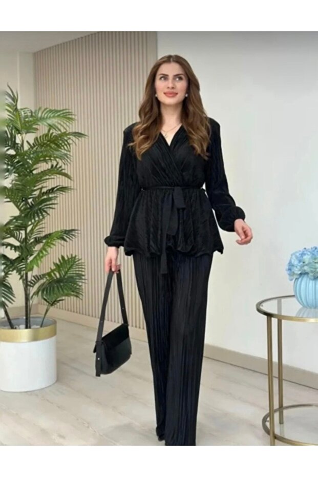 Pleated top and bottom set - 2