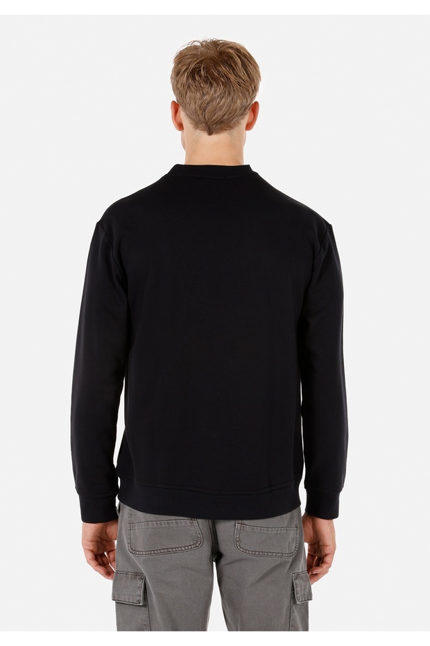 Siyah Erkek Tshirt U.kol - 2