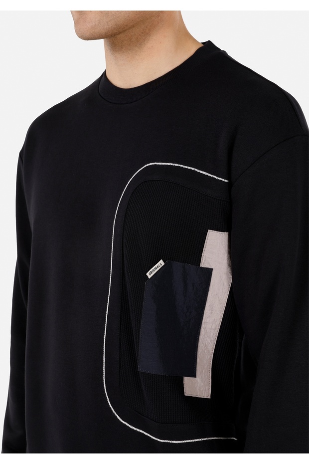 Siyah Erkek Tshirt U.kol - 4