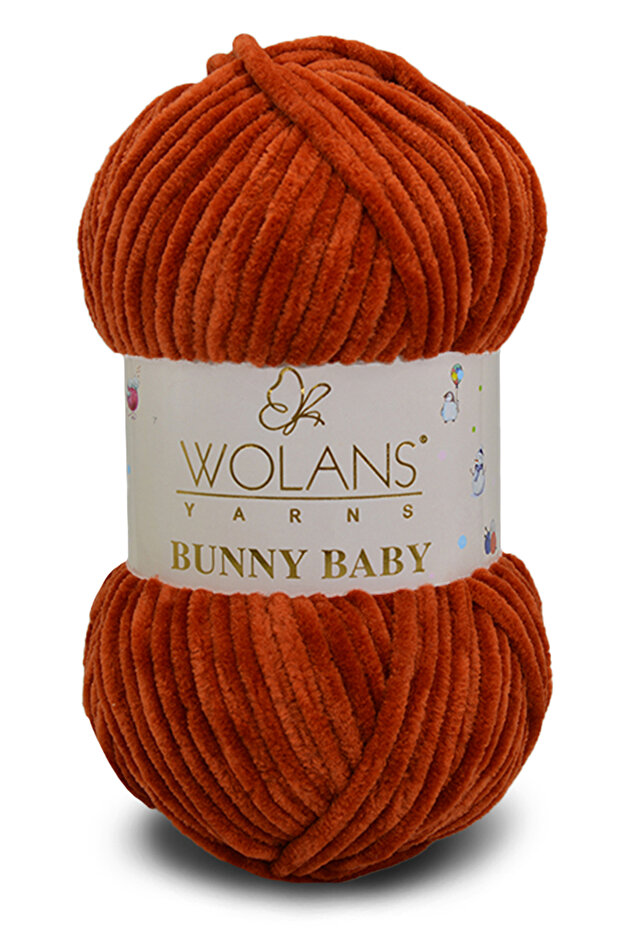 427 Kiremit Soft Velvet Bunny Baby Knitting Yarn Velvet Yarn Soft Toy Yarn Blanket Yarn
