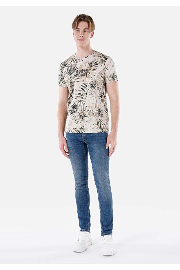 Straight Fit Men's Indigo Jean Trousers