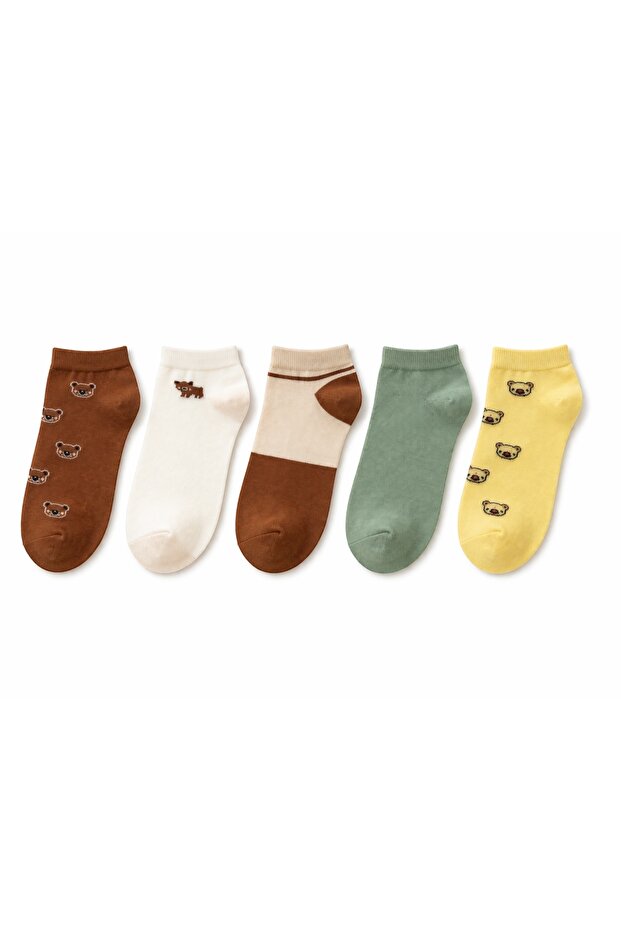 5-Pack of Baby Cotton Short Socks