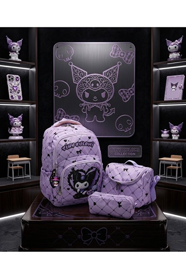 Primary School Backpack Girls Waterproof Satin Girls First School Bag Printed Primary School Backpack Fabric