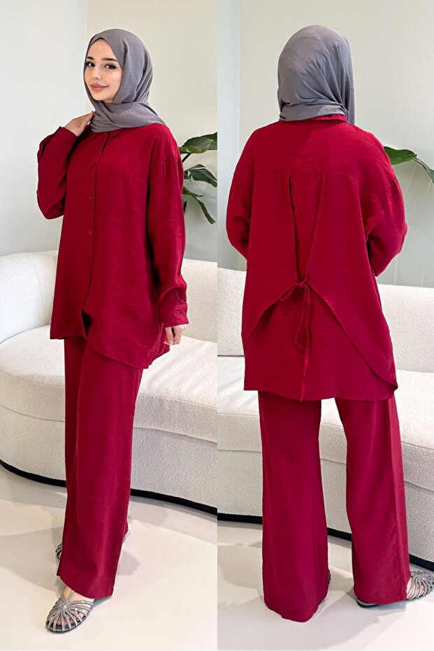Creek Tie Back Suit - Red