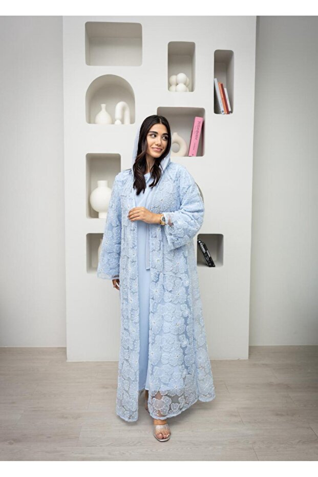 Bling Abaya Set – Elegant & Modest Long Abaya for Women | Refined Daily & Evening Wear