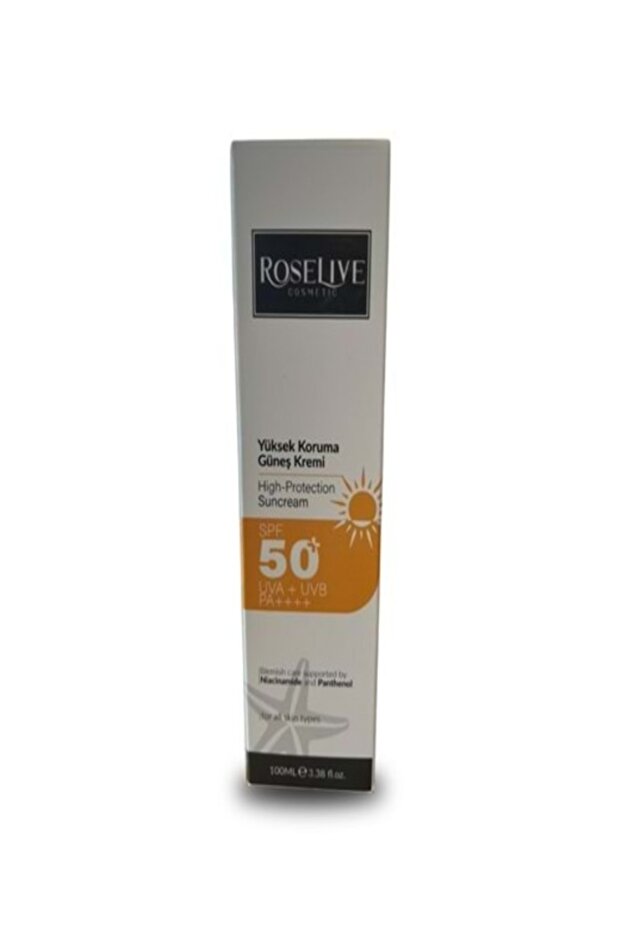 Roselıve Sunscreen 50+ Uva-Uvb