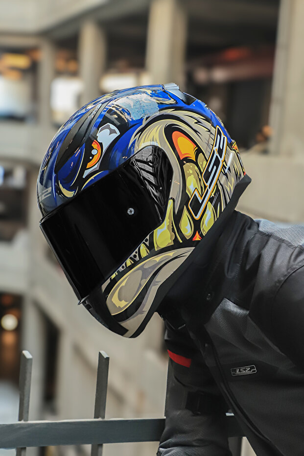RAPID 2 SPOX MAVİ-GRİ KASK - 1
