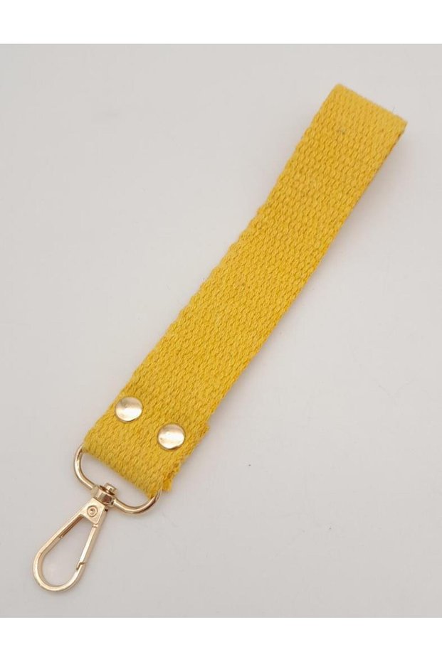 Mustard Colored Cotton Column Elcik Light Gold Metal