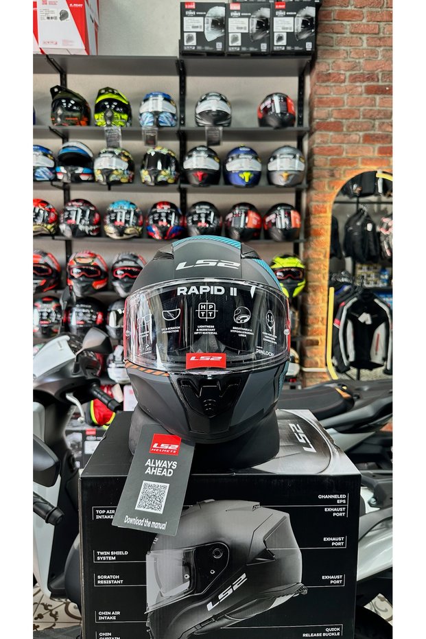 RAPID 2 EXTRA MAT GRİ-NEON TURUNCU KASK