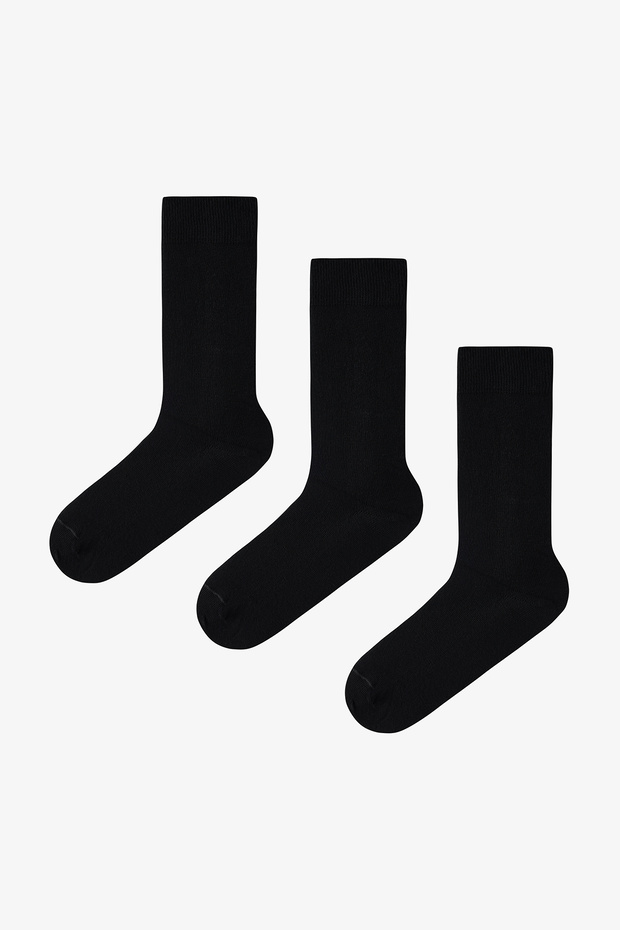 Erkek E.Basic 3Lü Soket Çorap - 1