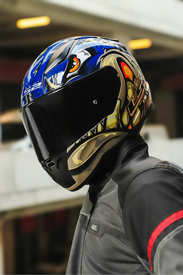 RAPID 2 SPOX MAVİ-GRİ KASK - 2
