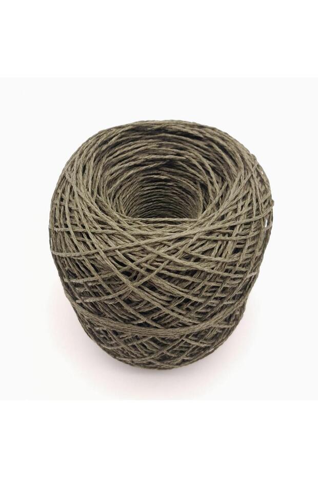 Dark Khaki Color 100 Gr Wrapped Paper Thread