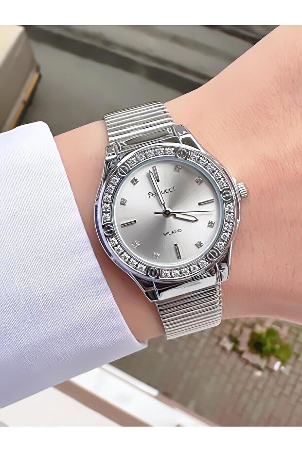 Women's Metal Cord Wristwatch