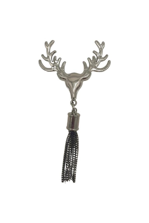 Angel Bag Accessory Smoked Color Tasseled Deer Model Bag Ornament