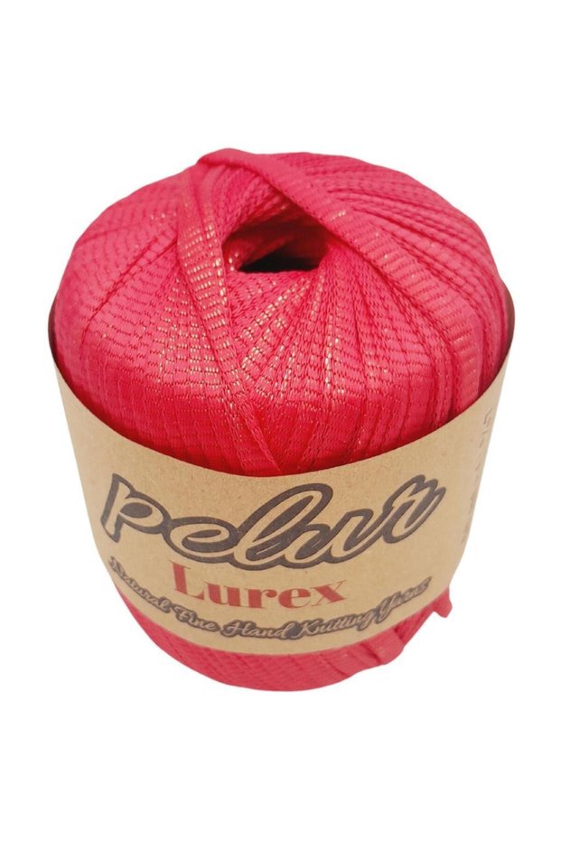 Angel Bag Accessory Pelur Lurex Glitter Ribbon Rope Fuchsia Color