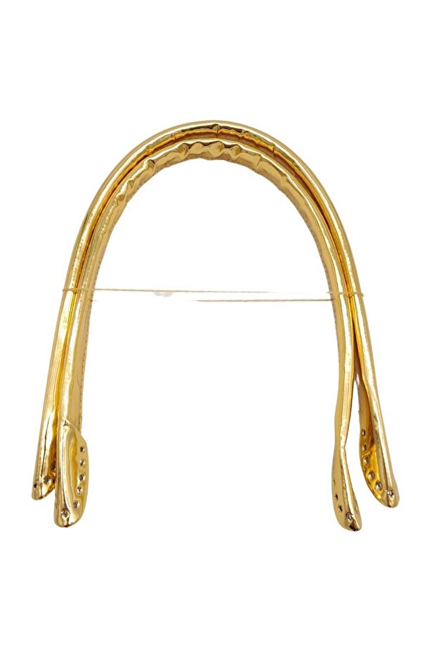 Angel Bag Accessory Shiny Patent Leather Pelican Model Bag Handle Gold Color
