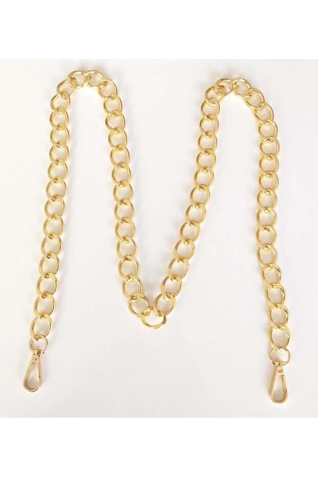 Light Gold Color Wide Bag Chain with Hook