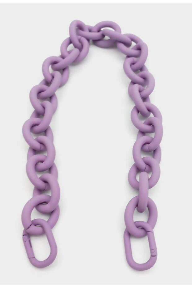 48 cm Purple Color Frosted (Matte) Chain
