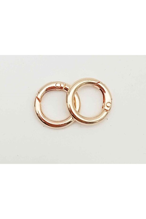 Light Gold Mini Spring Ring 2-Piece Set