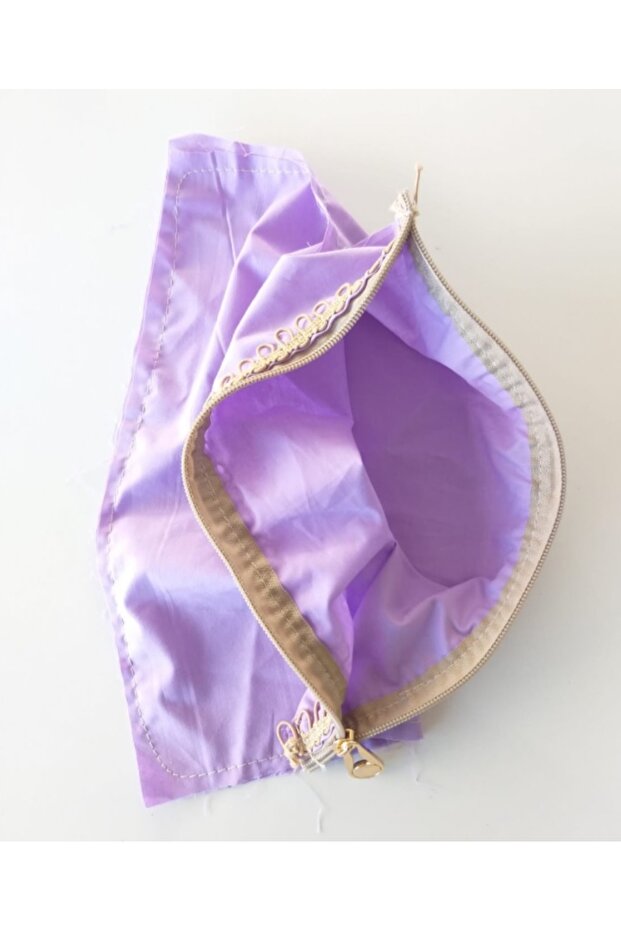 20X30 Cm, Sewn in Place, Zippered Lining Dark Lilac