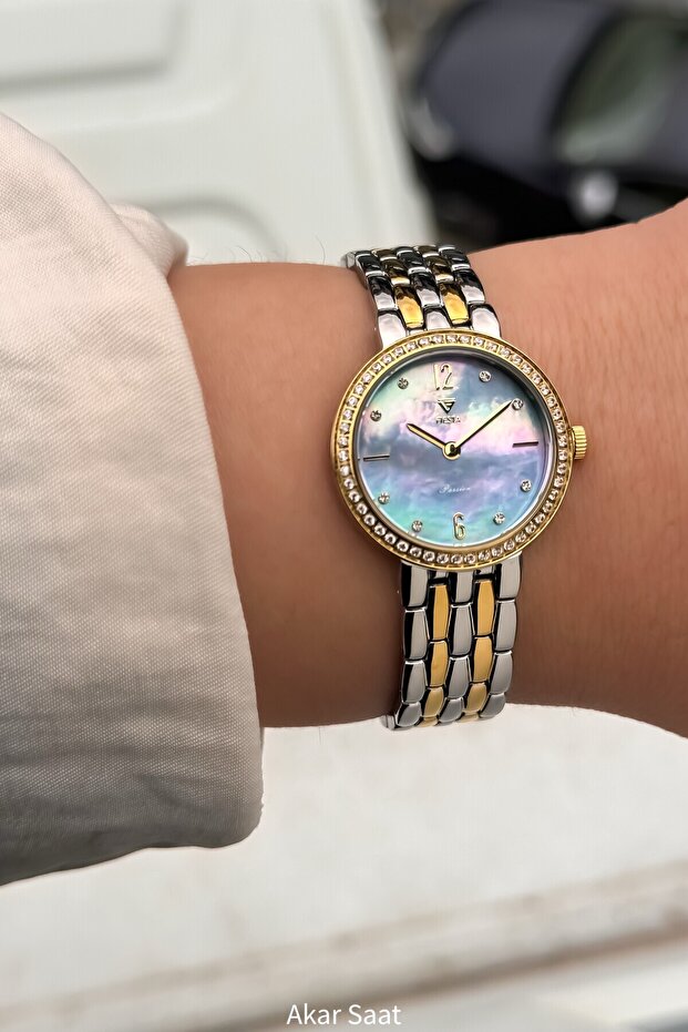 F-2706 Steel Band Women's Wristwatch