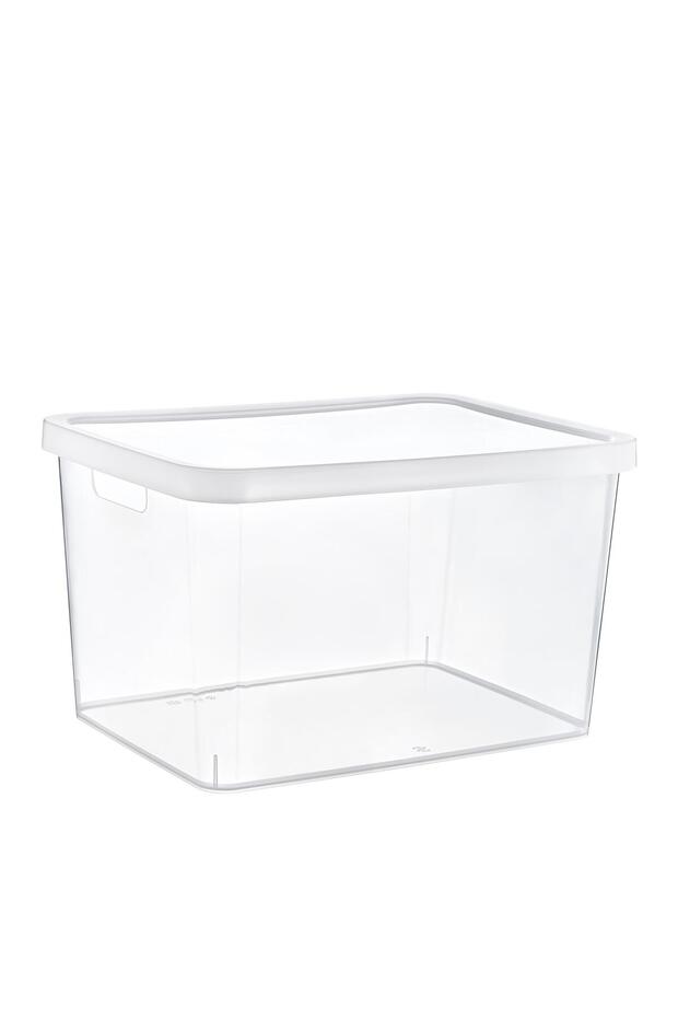 Stafi Multi-Purpose Transparent Box with Lid 18 Lt - 1