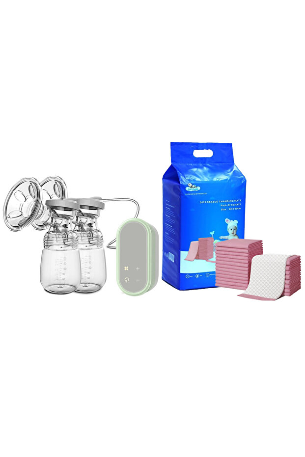 Baby Changing Mats - 30 Pcs And Electric Breast Pump